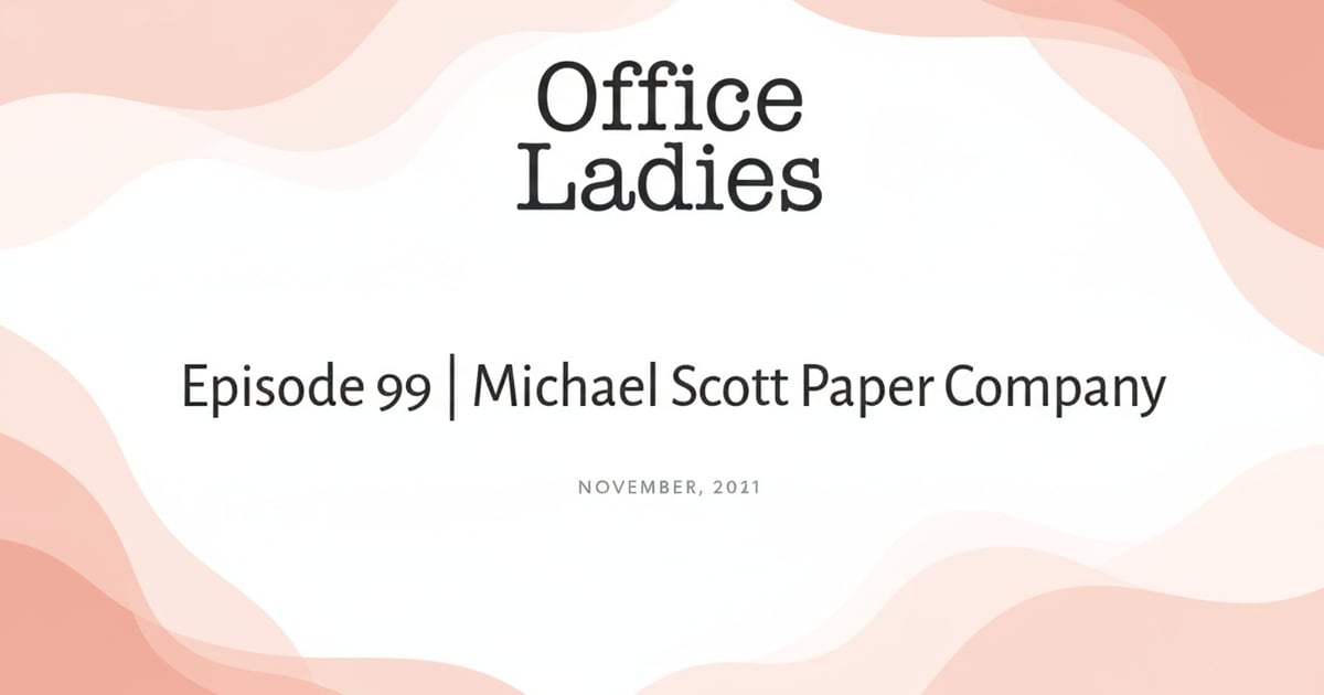 Episode art: Michael Scott Paper Company